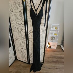 Elegant Black Evening Gown